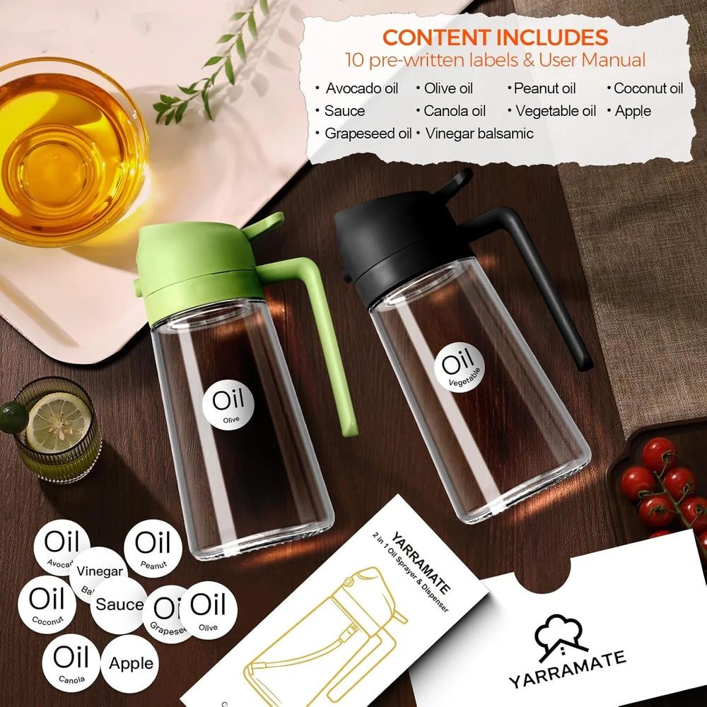 Yarramate Glass Oil Dispenser